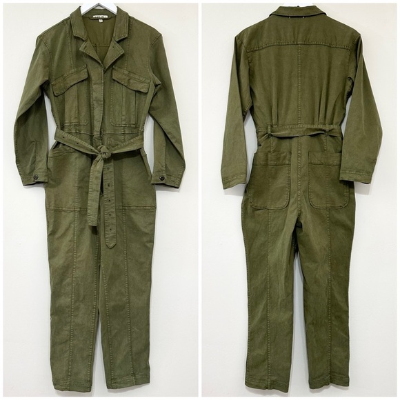 Alex Mill Expedition Jumpsuit Army Olive Twill - Picture 5 of 16